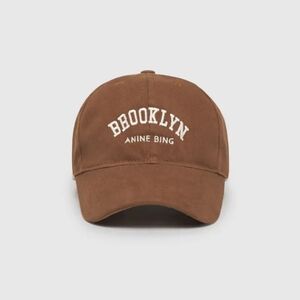 Anine Bing Jeremy Baseball Cap University Brooklyn - Camel